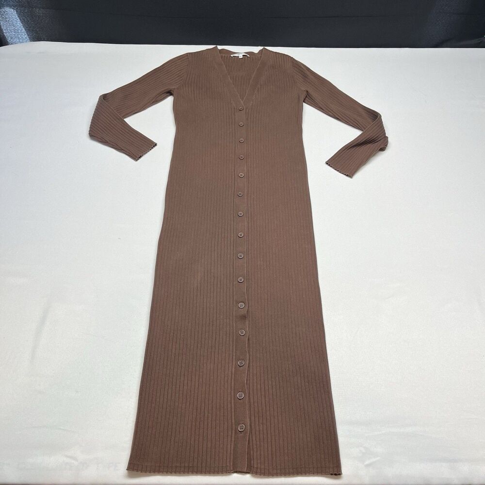 Reformation Ribbed Sweater Dress - Picture 3 of 9